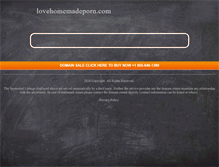 Tablet Screenshot of lovehomemadeporn.com